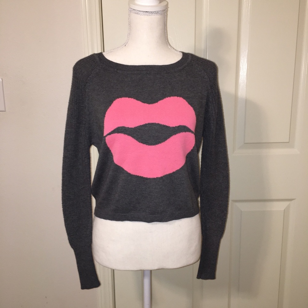 Heart-n-Crush Cropped Sweater